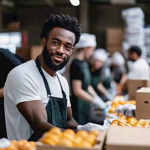 开心年轻果农头像