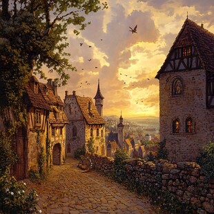 欧美小镇情景主题