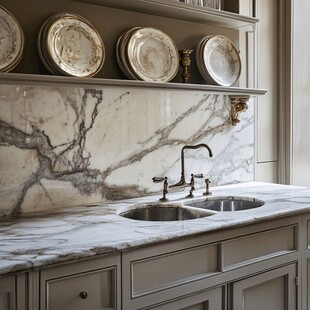 大理石厨房台面