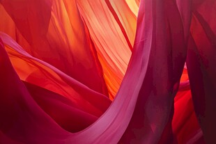 橙红色线条丝滑背景