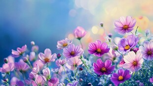 唯美花朵背景壁纸