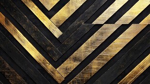 条纹金属复古背景墙