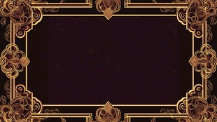 红金色欧式背景