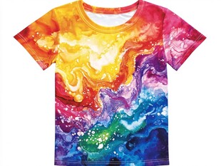 水彩服装印染图