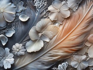 3d立体花壁纸