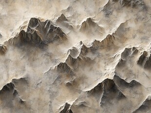 金色山脉3d立体山脉