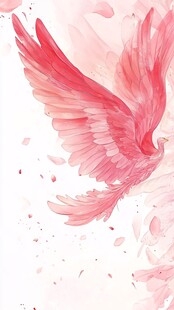 鸾鸟玄鸟朱雀礼盒插画