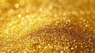 金色颗粒背景