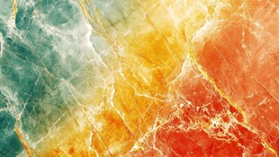 七彩菱格大理石纹理