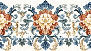 3d欧式印花图案