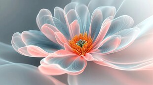 3d立体唯美花卉