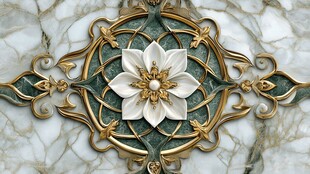 3d立体金属花纹