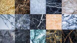 黄蓝相间大理石纹理