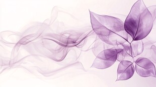 唯美飘逸活力紫色梦幻