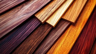 多种颜色木板木材