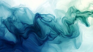 意境抽象烟墨画