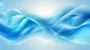 蓝色波纹唯美线条