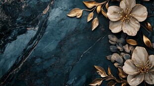 皇家蓝立体感浮雕背景