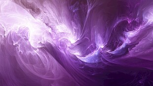 唯美飘逸活力紫色梦幻