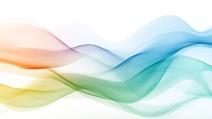 高清炫彩波浪条纹