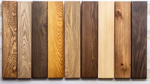 多种颜色木板木材