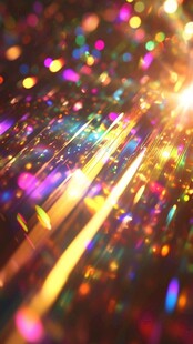 色彩斑斓梦幻灯光