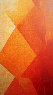 几何图形红色墙壁