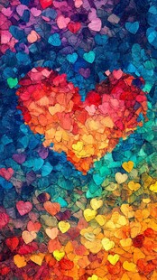 炫彩爱心