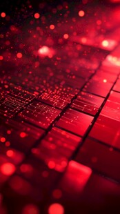 红色科技渐变背景数码