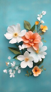 3d立体简约花