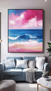 客厅挂画在色渐变