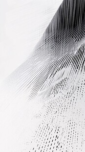 数字线条现代壁画