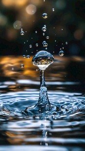 跳动的水珠