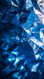 酷炫蓝水晶立体背景