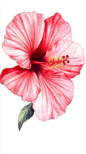 扶桑花插画