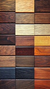 多种颜色木板木材