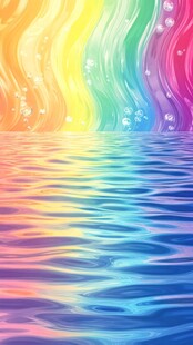 渐变色水面