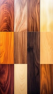 多种颜色木板木材