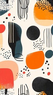 高端抽象北欧肌理装饰