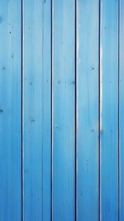 蓝色木墙