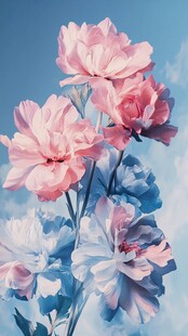 3d立体唯美花卉