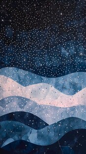 抽象写意星辰大海