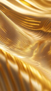 金色轻纱动感线条