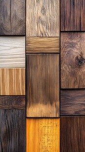 多种颜色木板木材