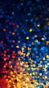 绚丽点点重叠背景