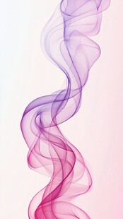 桃红色柔美曲线