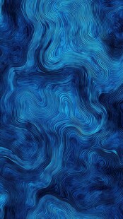 蓝色波浪数码印花纹理