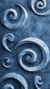 铁艺旋涡纹浮雕
