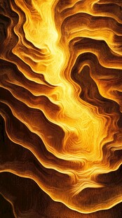 4d金色线条艺术