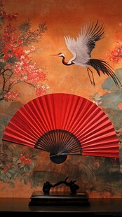 新中式复古仙鹤